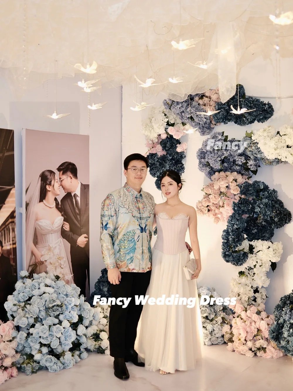 Fancy Princess Lace Sweetheart Wedding Dress Korea Photo Shoot A Line Soft Satin Bridal Gown Sleeveless Party Dresses Customized