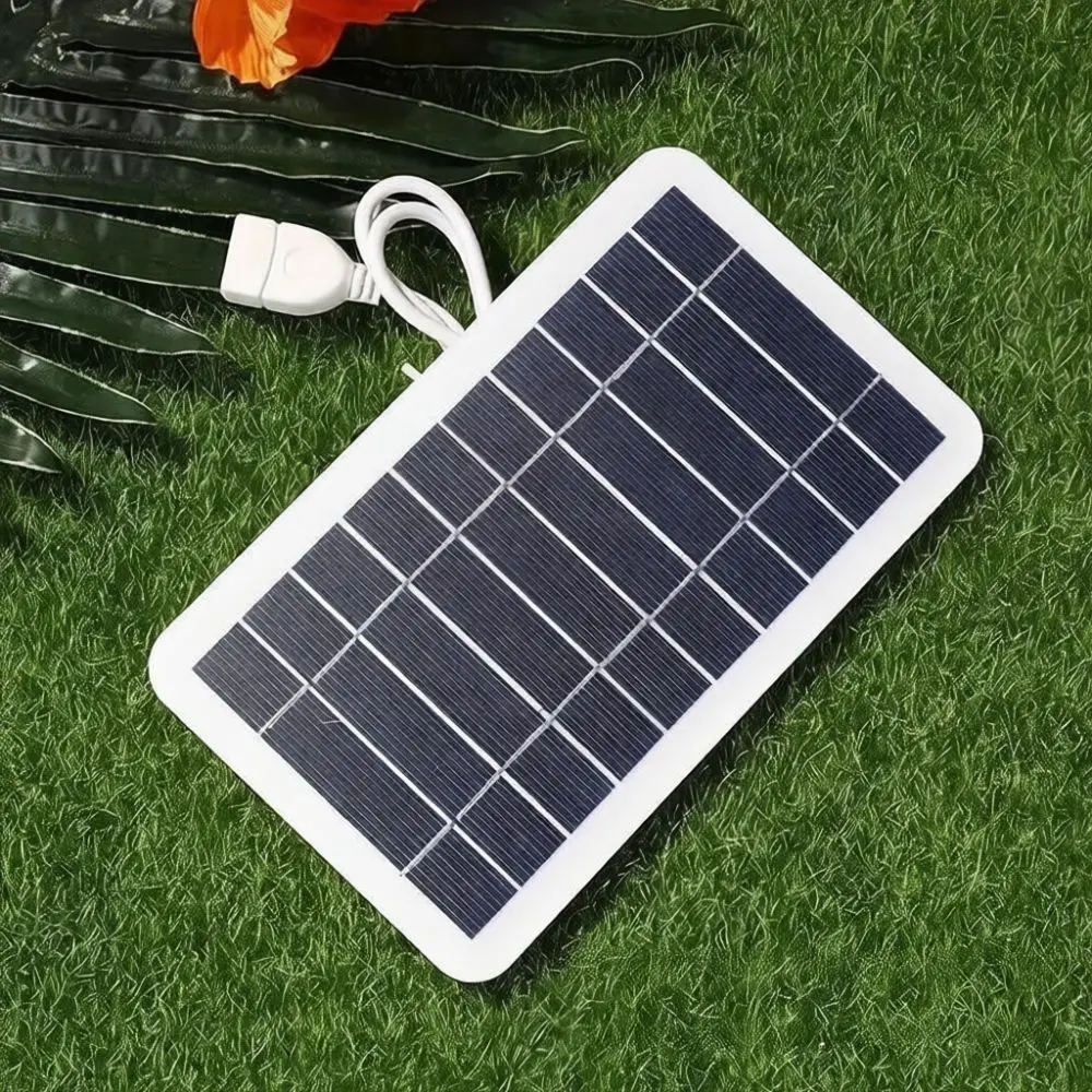 Emergency Power 5V 2W Solar Panel Portable USB Charger Waterproof Module For Outdoor Camping Travel Electronics Energy Supply