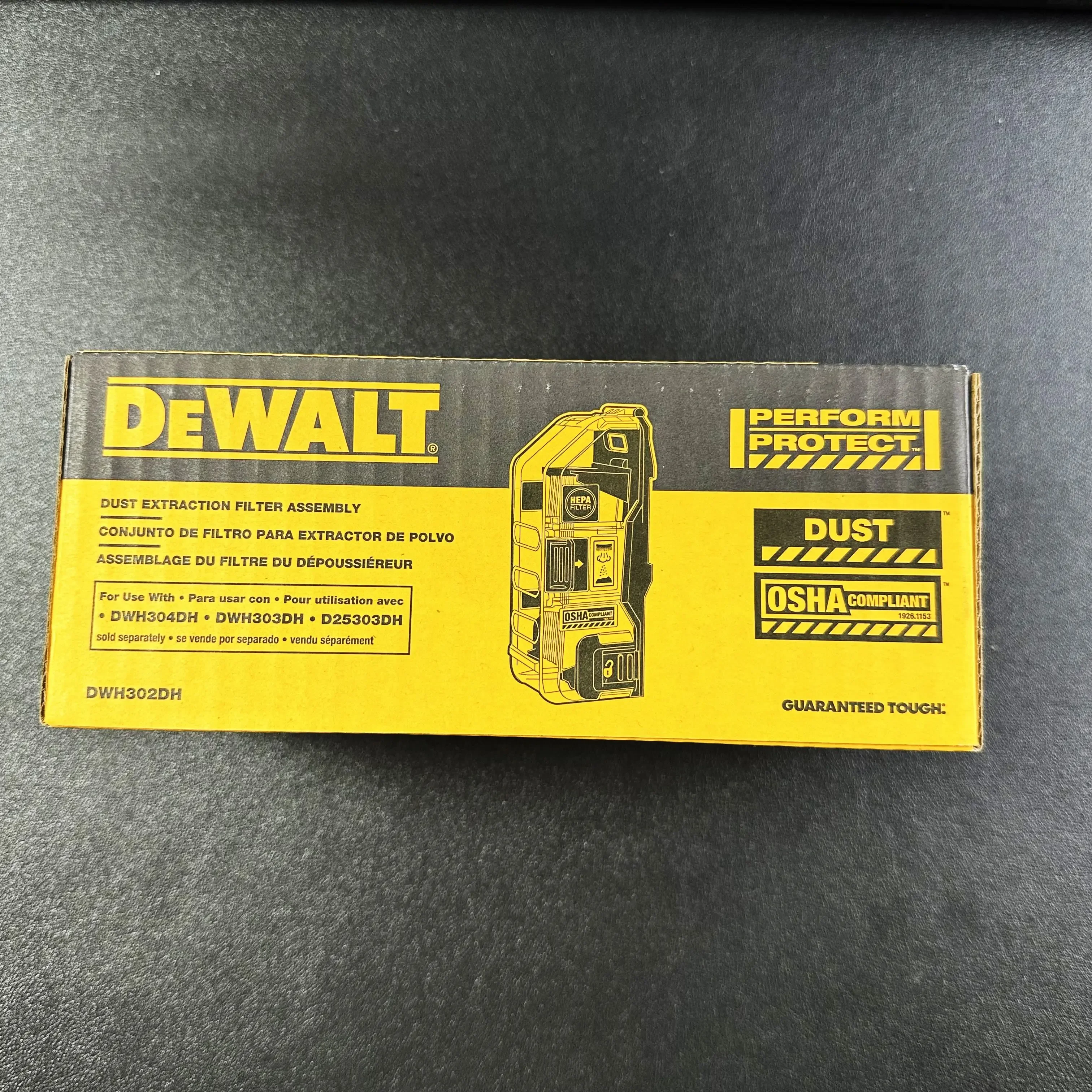 DEWALT DWH302DH Heavy-Duty Dust Box Assembly Power Tool Accessories