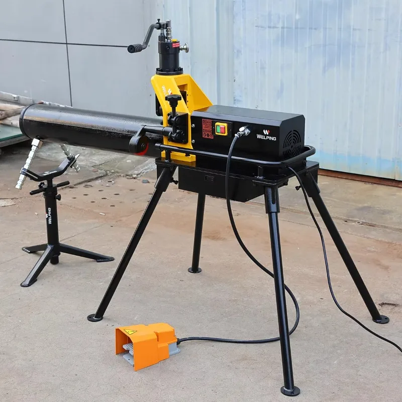 1inch To 12inch Hydraulic Electrical Pipe Groover Machine with Pump As Core Component