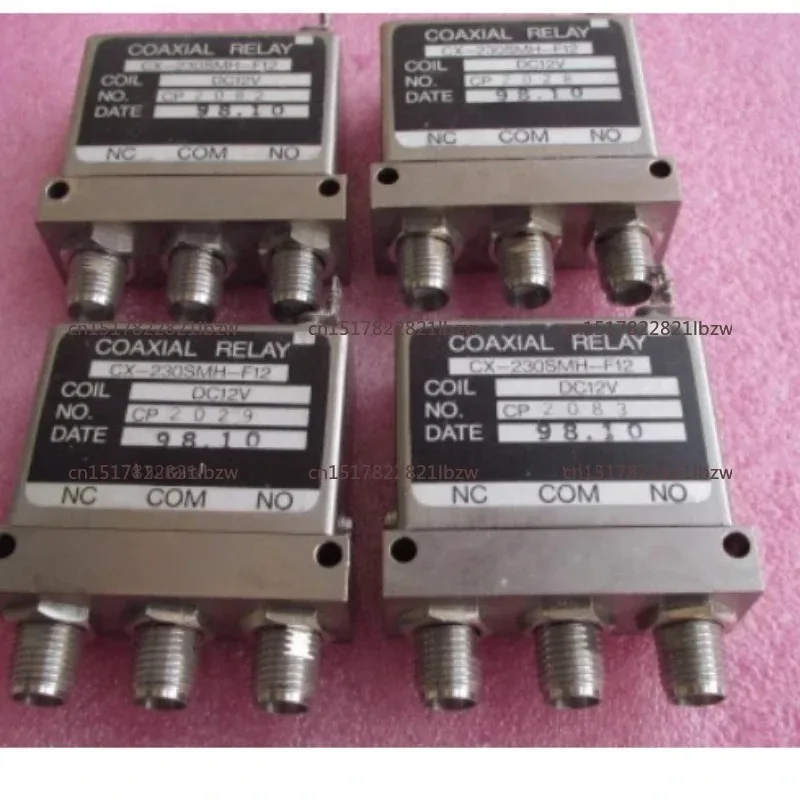 Interruptor Coaxial RF SPDT SMA CX-230SMH-F12 de 12V, 18GHz, Interruptor de Señal de Alta Frecuencia para el Mercado de Componentes Electrónicos
