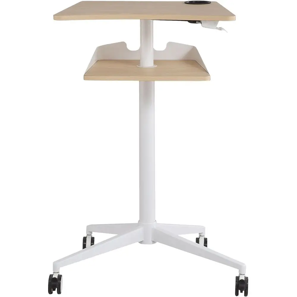 

Регулируемая по высоте мобильная рабочая станция для ноутбука, диаметр 22,875 дюйма x ширина 30,75 дюйма x высота 48,25 дюйма