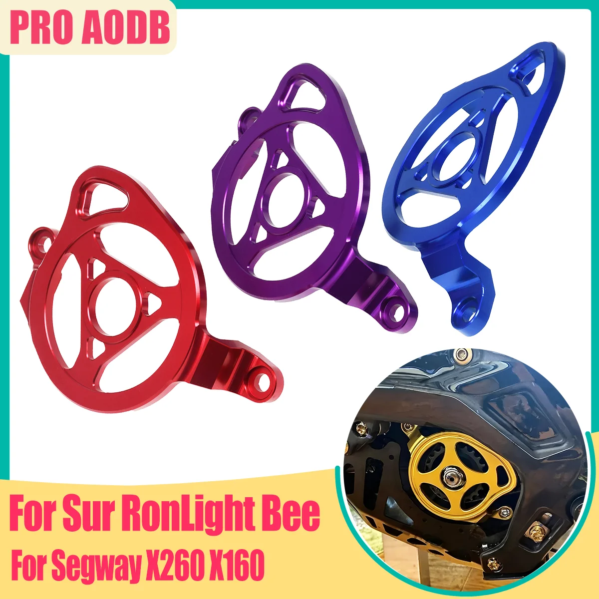 

For Motorcycle Surron Sur-Ron Sur Ron Engine Case Saver Cover Guard Lightbee Light Bee X S Segway X160 X260 Electric Dirt Bike