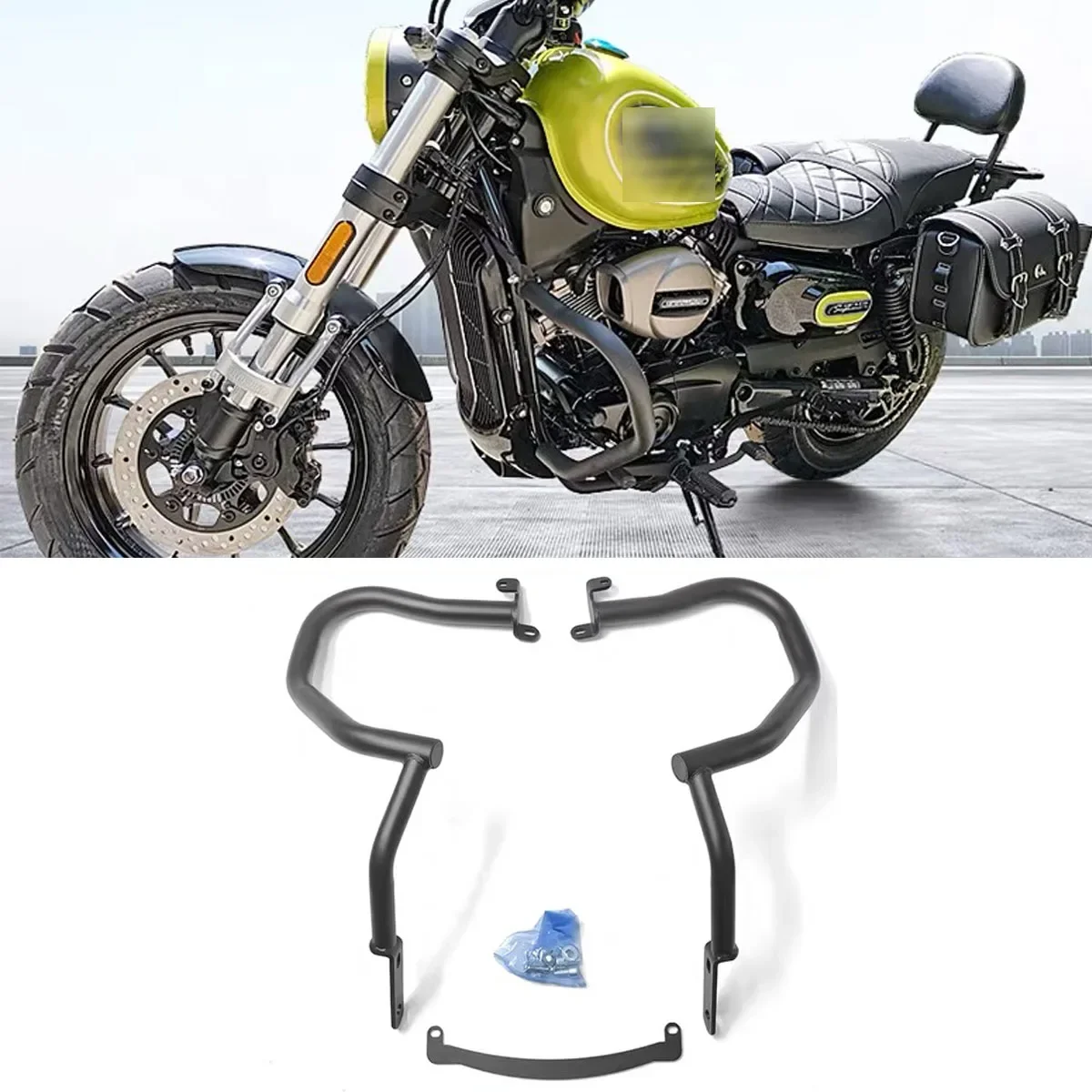 GV300S Motorcycle Accessories Engine Guard Bumper Crash Bars Stunt Cage Frame Protector Fit For HYOSUNG Aquila GV 300S GV300 S