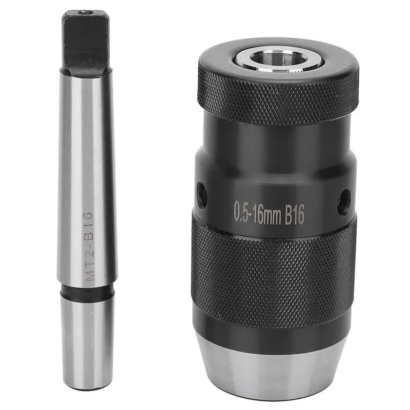 A41I MT2-B16 مورس للاستدقاق تشاك مثقاب ظرفي بدون مفتاح الإفراج السريع 0.5-16 مللي متر لآلة الحفر MT2-B16 تشاك #4