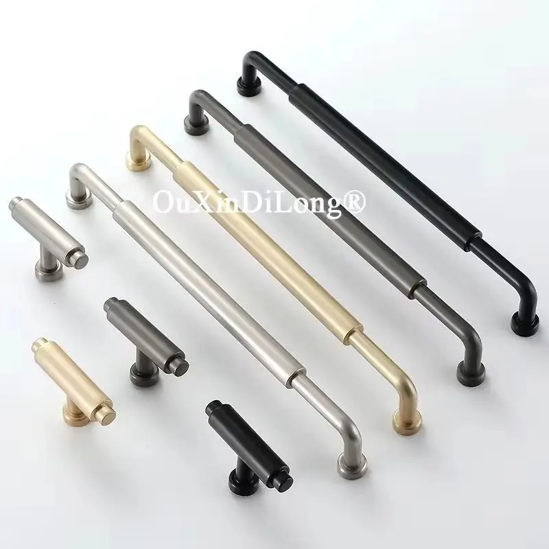 HOT 4PCS Solid Zinc Alloy European Furniture Handles Drawer Pulls Cupboard Wardrobe Kitchen Dresser Shoe TV Cabinet Pulls Knobs