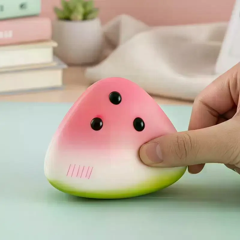 Watermelon Shaped Toy Soft Slow Rebound Adorable Design For Kids Gifts Party Favors Office Stress Relief