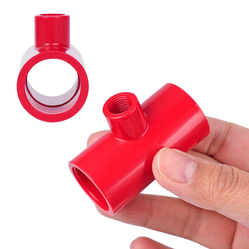 10PCS Chicken Waterer Hose Tee Tube 1/2inch PVC Pipe For Poultry Chicker Drinking Nipples Water Bowl Farm Accessores