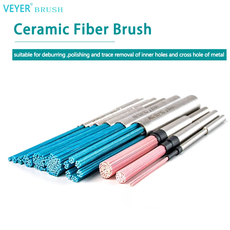 [Fast Debur]CNC Polishing Brush CNC Mill Deburring Brush Removal Rust Brush Machine Tool for CNC Lathe VEYER