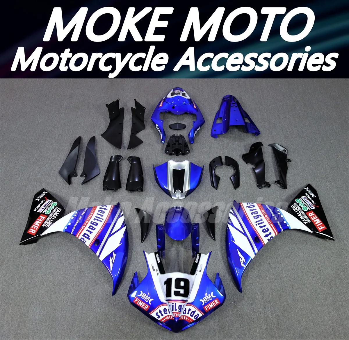 Motorcycle Fairings Kit Fit For R1 2009 2010 2011 Bodywork Set High Quality ABS Injection Black Blue White