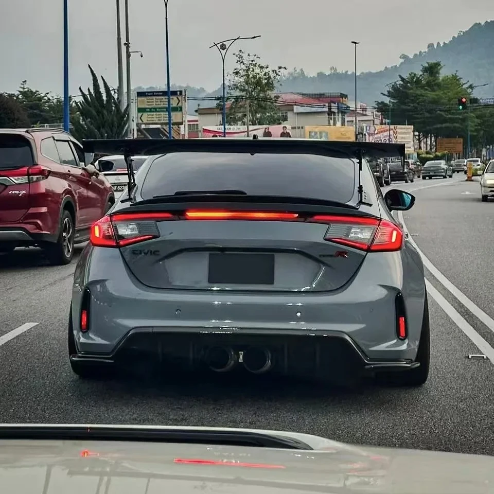 

Suitable For Honda Civic Type R Carbon Fiber Tail FL5 Modified VTX2 Fixed Wind Spoiler