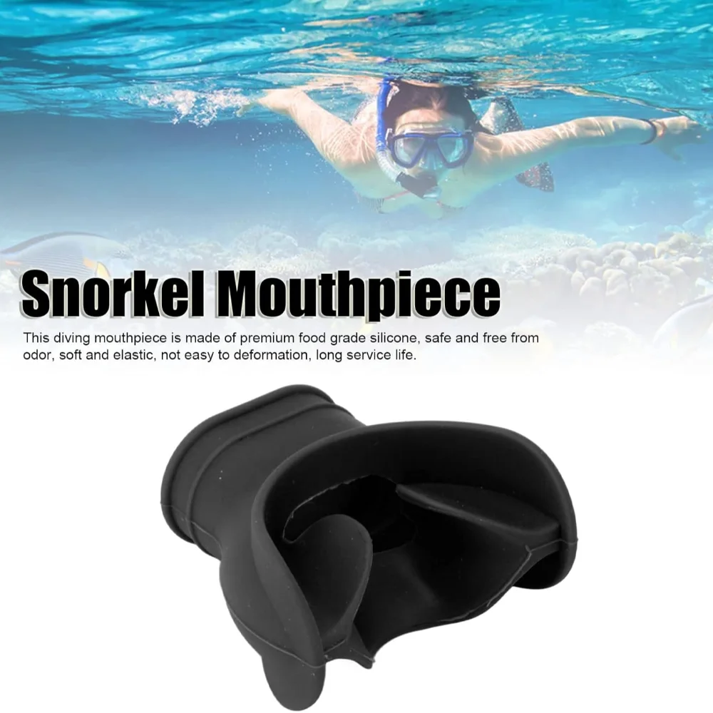 

Мундштук для подводного плавания, аксессуары для дыхательных трубок для легких, нескользящий мундштук для подводного плавания без запаха, аксессуары для плавания