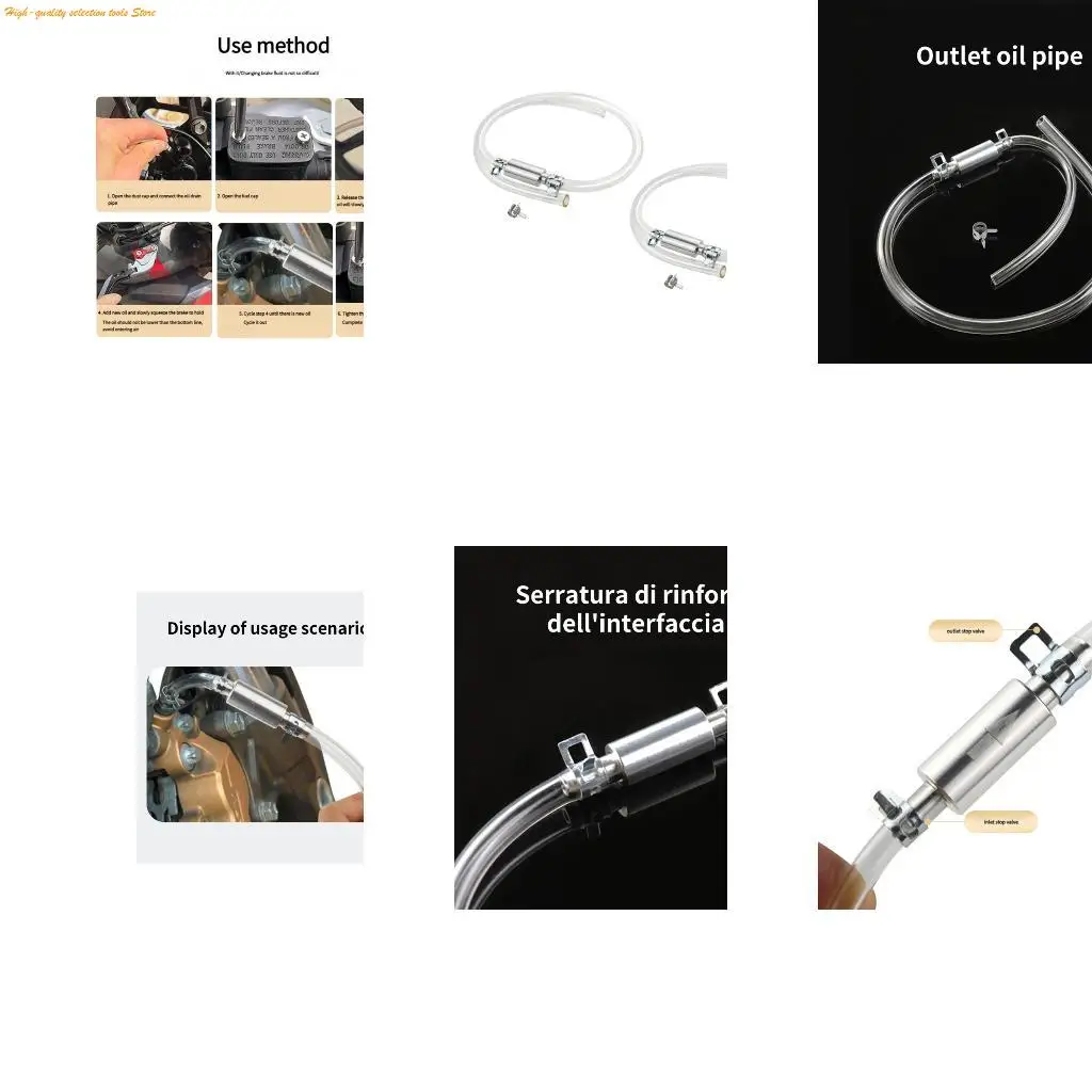 203F Hydraulic Brake Fluid Bleeder Hose Quick connecting Design Maintenance Tool