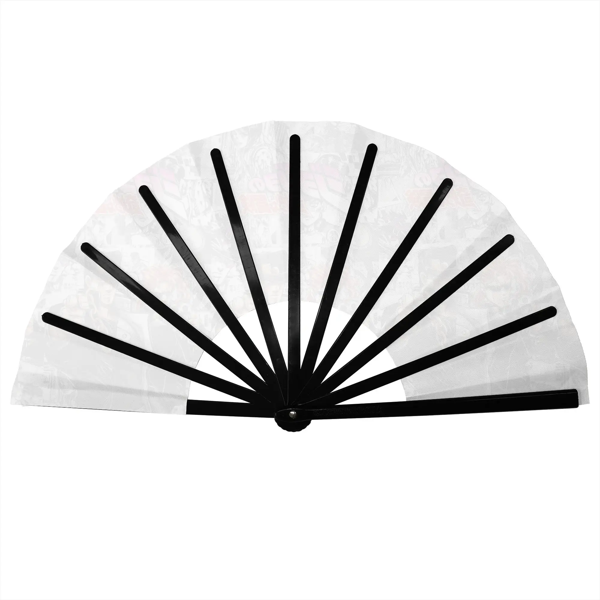Stardust Crusaders Anime  Stylish Hand Fan  Men JoJos Bizarre Adventure Printed Polyester Fan  Aesthetic For Dancing Gift