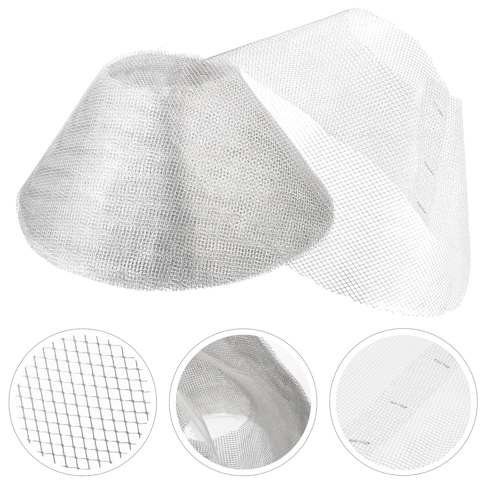 

Bowl Shaped Range Hood Filter Net 10PCS Grease Mesh for Kitchen Air Vent Cooker Hood Oil Nets Replacement Filter Supply