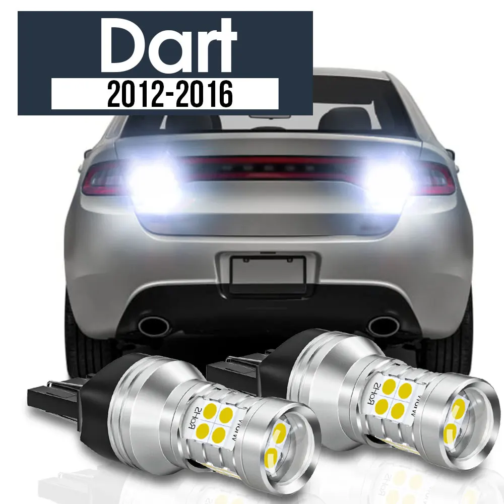 

2pcs LED Backup Light Reverse Lamp Canbus Accessories For Dodge Dart 2012 2013 2014 2015 2016