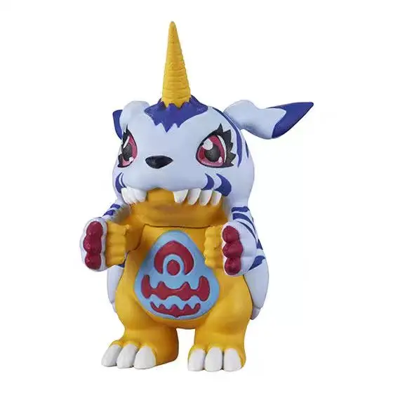 Genuine Anime Peripherals Action Figure Digimon Adventure Sleep Squad Agumon Gabumon Gacha Toy