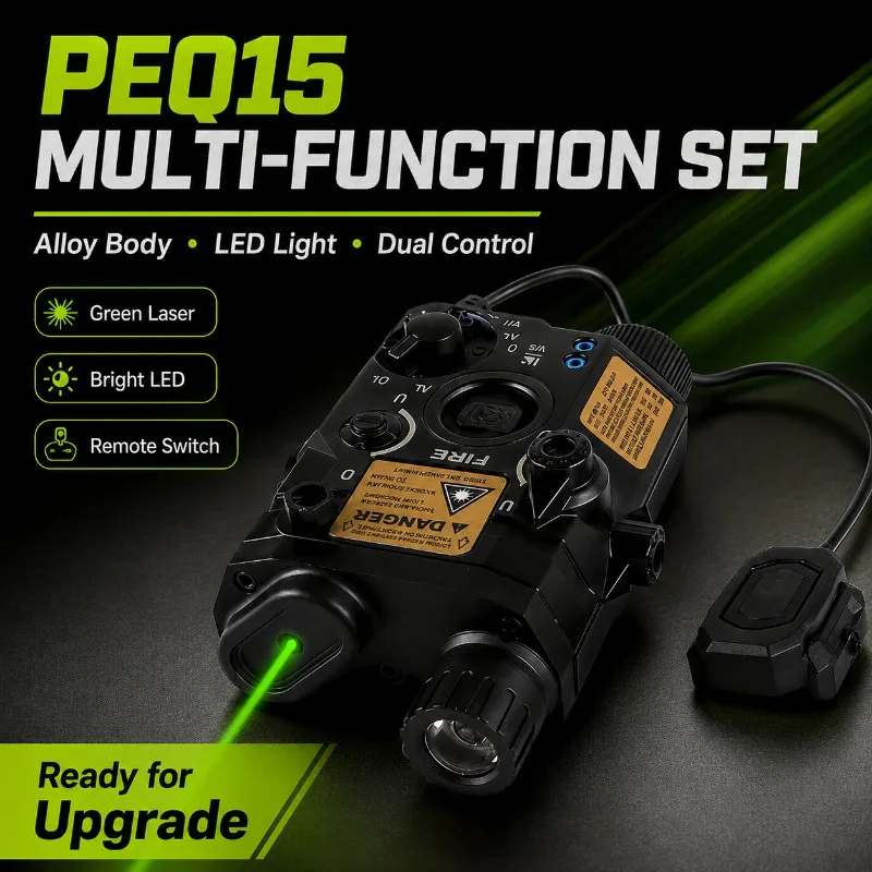 Multifunctional Outdoor Beam Locator Indicator & Bright Flashlight Mouse‑tail Control Set