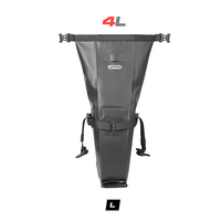 4L Outdoor Cycle Tail Bag Bicycle Rear Bag Cycle Accessory Waterproof Bike Saddle Bag Portable Foldable Bicycle Seats Bag