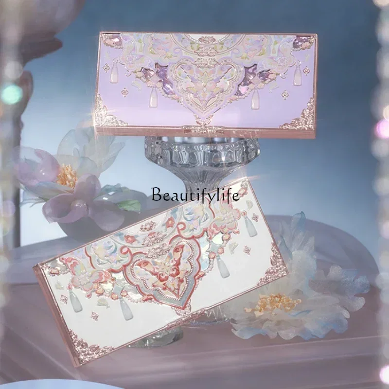 

Flower Knowledge Butterfly Cloud Shoulder Six-color Eyeshadow Disc Matte Fine Glitter Pearlescent