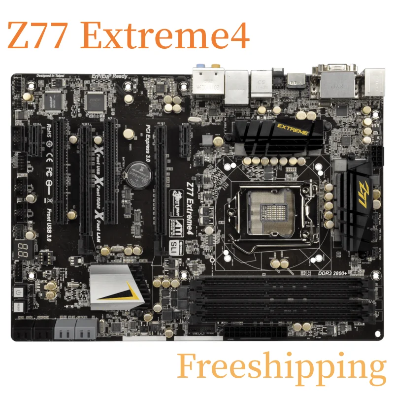 

For Asrock Z77 Extreme4 Motherboard 32GB LGA1155 DDR3 Mainboard 100% Tested Fully Work