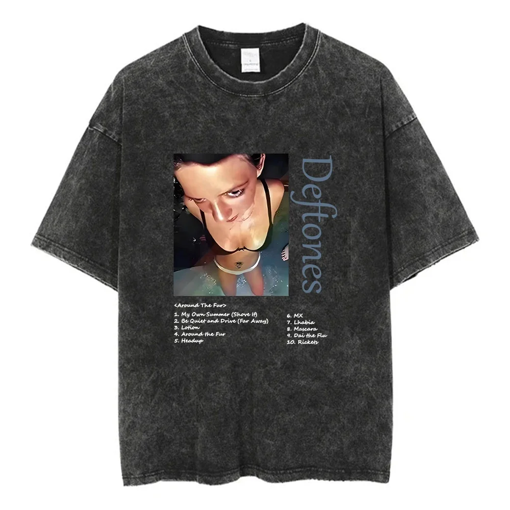 

Deftones Band-Diamond Eyes Music Album Cover T-Shirt Metal Rock Clothes Cotton Vintage Short Sleeve Tees For Men Plus Size Tops