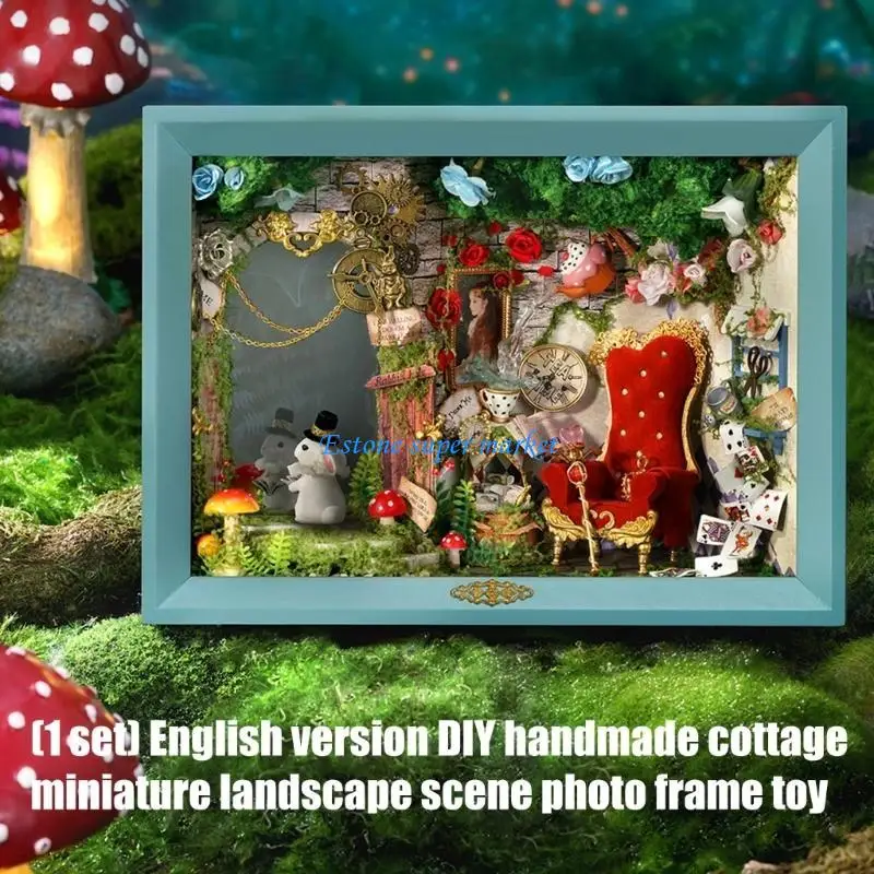 090B Holzszenenrahmen-Bausätze, anfängerfreundliche Kunstprojekte, Heimdekorationen