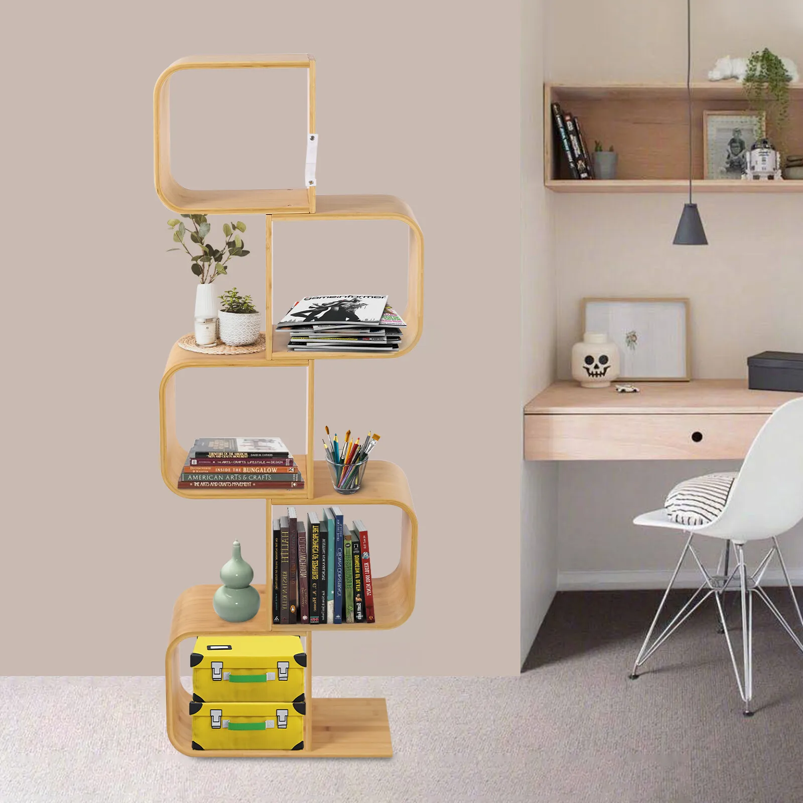 5-Tier Bookshelf Ge…