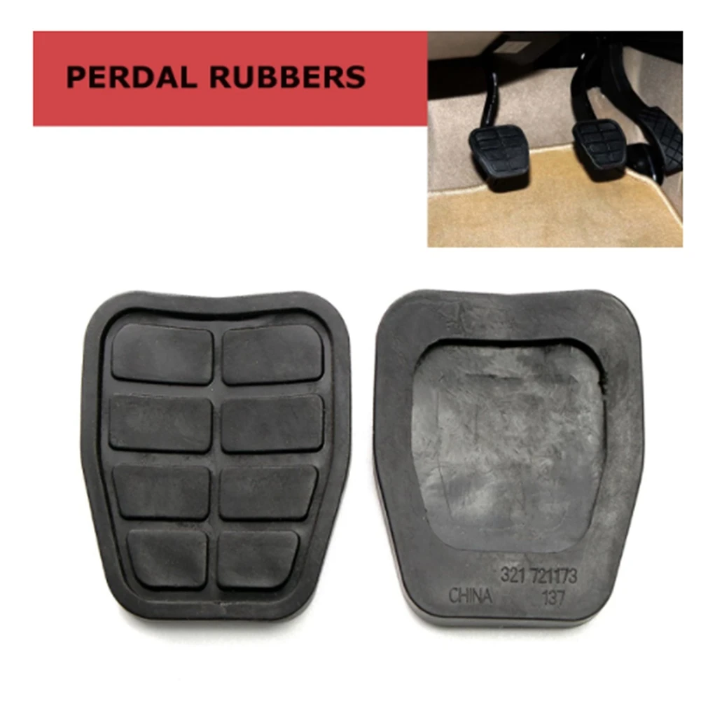Par de capas de borracha para pedal de freio e embreagem de carro 321721173   para Golf MK2 T4 C44