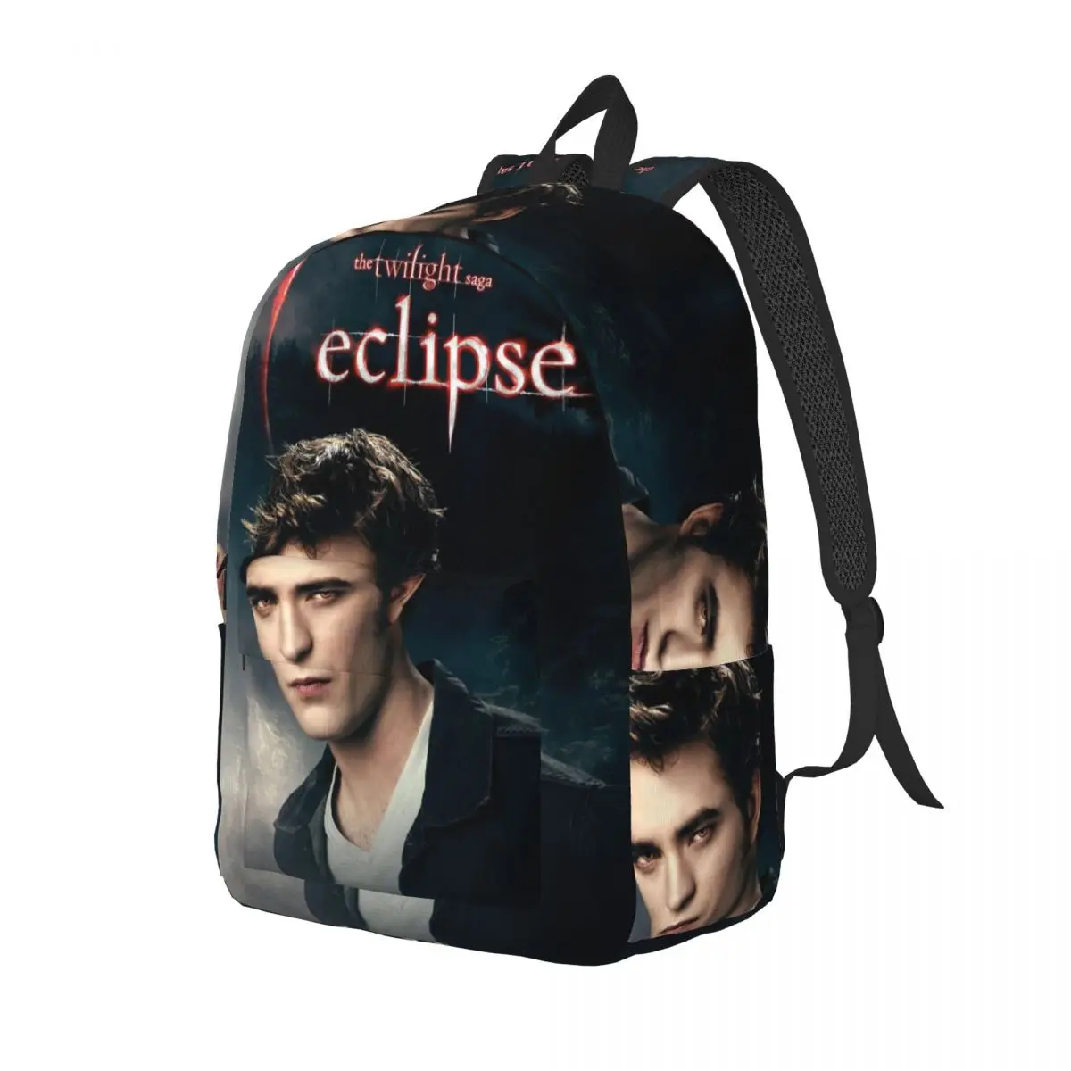 The Twilight Saga Eclipse Movie Backpack Middle High College School Student Edward Bookbag Teens Daypack Sports