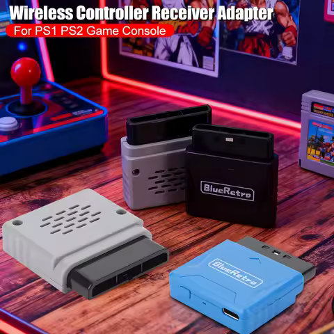 Wireless Controller Adapter For PS1 PS2 Gamepad Mini Receiver Adapters For Switch/8bitdo/PS4/PS5/Xbox One S/Wii Game Controllers