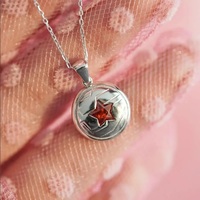 Winter Soldier Barnes Necklace For Men Women Fashion Geek Party Jewelry Accessories Gift Silver Plated Star Superhero Necklace