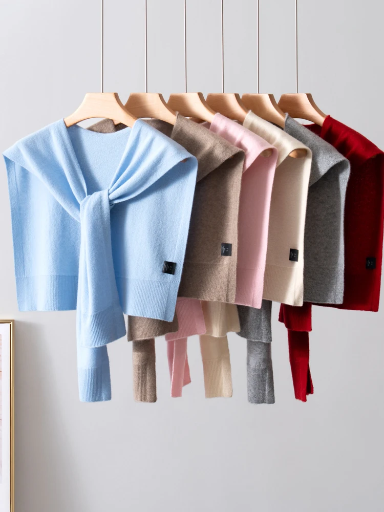 100% Cashmere Neck Warmer, Neck‑protection & Warmth for Office Use, Versatile Styling, Soft‑Skin‑Friendly Fabric