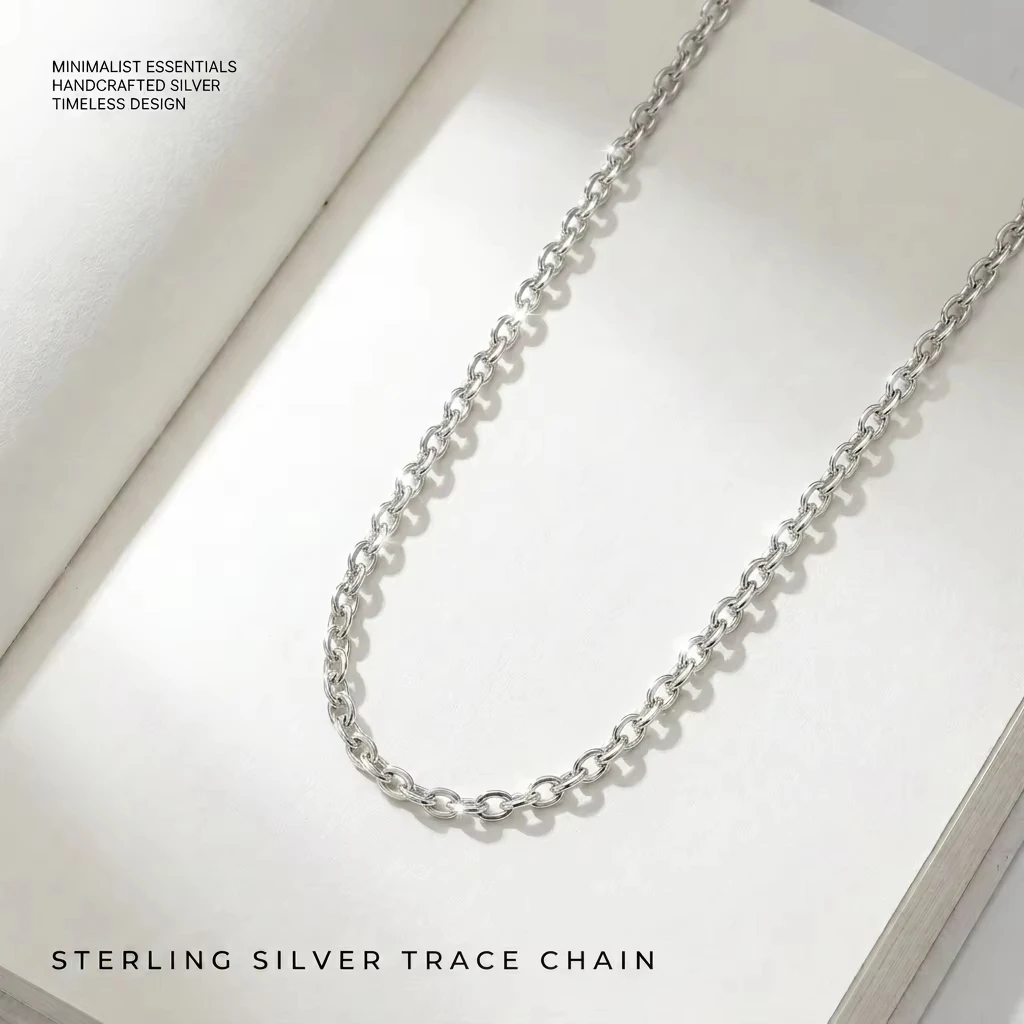 3/4/5MM Stainless Steel High Polish O‑Link Basic Necklace Non‑Fading Lobster Clasp Unisex Versatile Jewelry Gift for Men Women