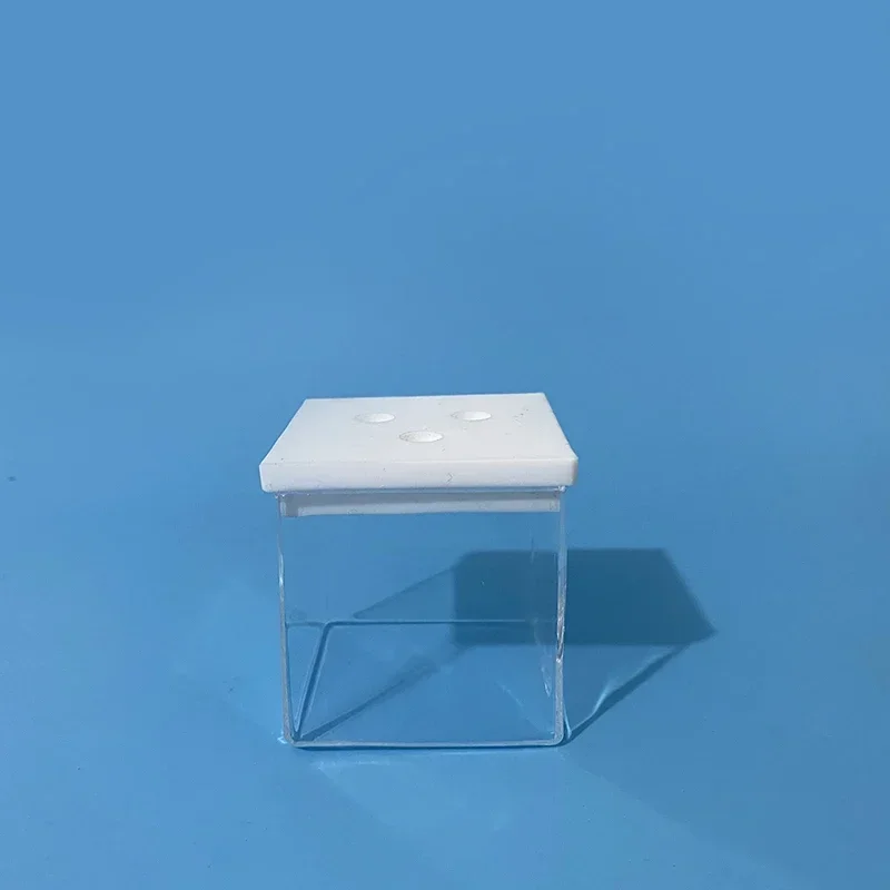 50x50x50mm all quartz electrolytic cell (non sealed/high transparency)