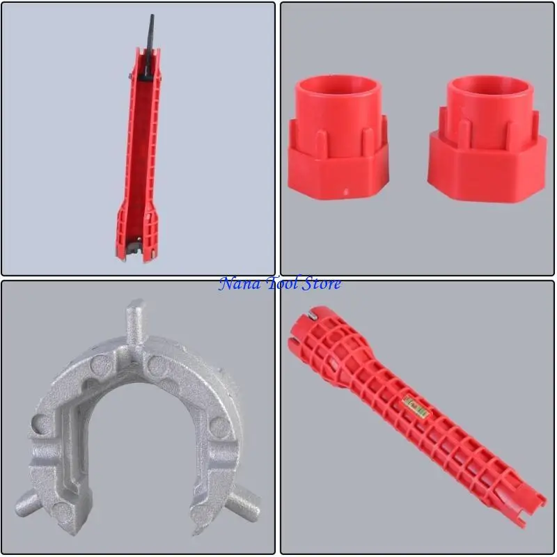 31GJ Multifunctional Sink Bathroom Wrench Plumbing Installation Tool Removal Tool