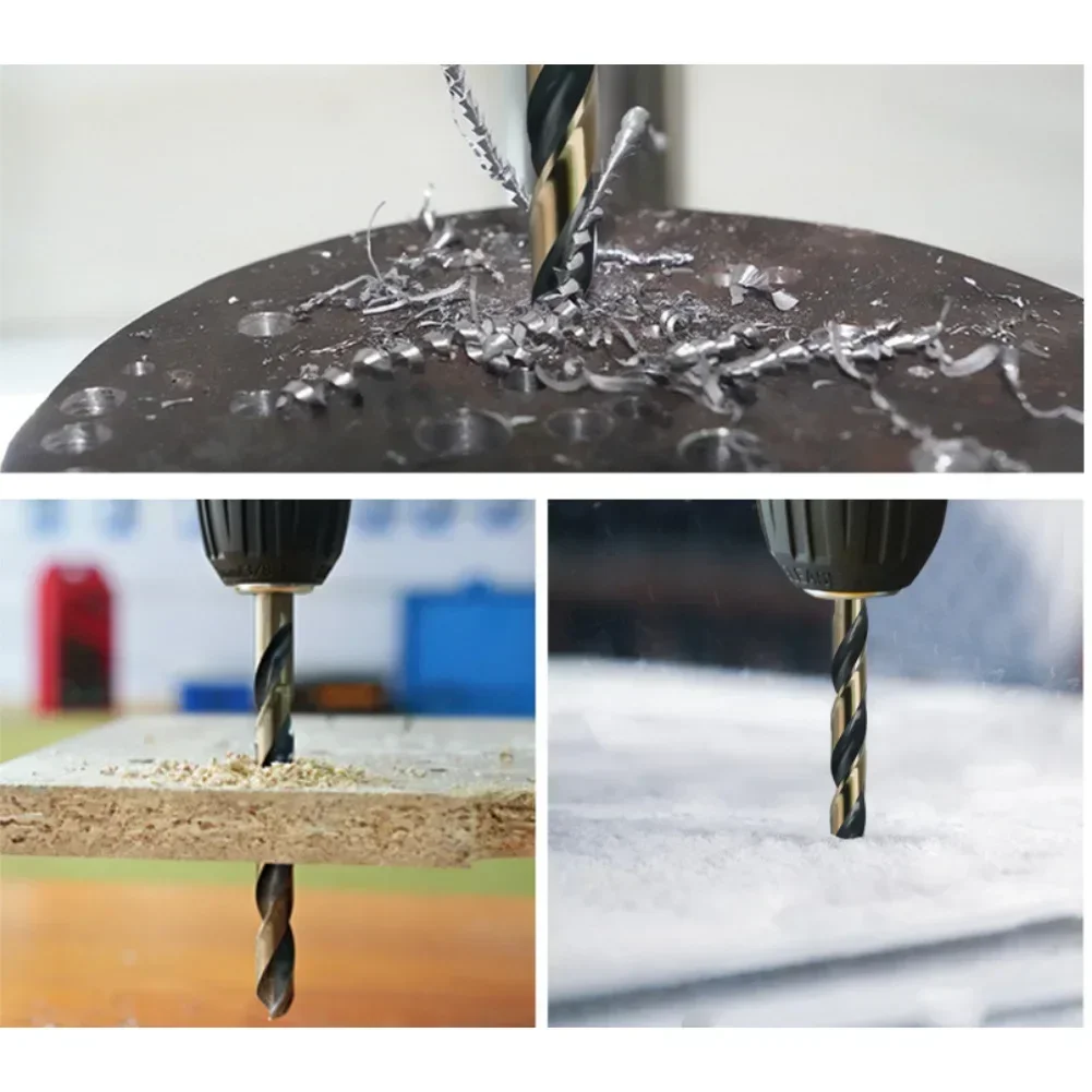 

Сверла по металлу и дереву, 135 точек, 165*80 мм, 6,49*3,14 дюйма, спиральное сверло из быстрорежущей стали, 135 градусов, эффективная конструкция резки