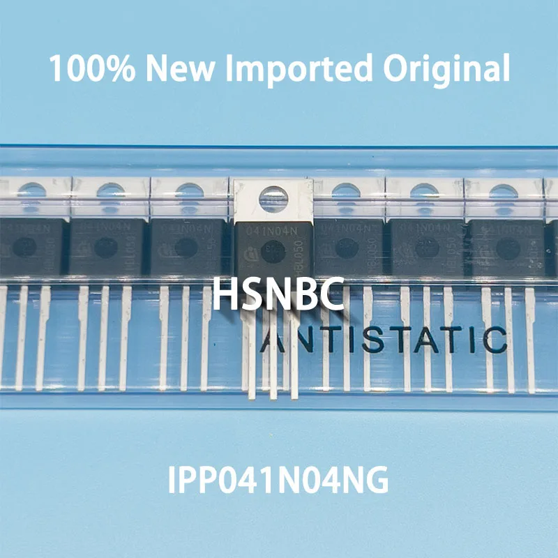 

10Pcs/Lot IPP041N04NG 041N04N TO-220 40V 80A MOSFET N-Channel Field-effect Transistor 100% New Imported Original