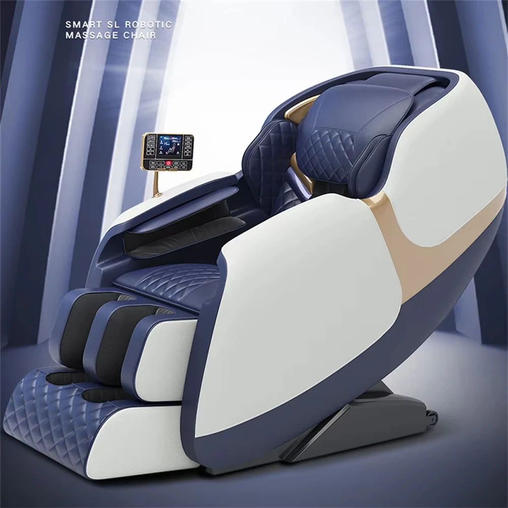 Best Luxury Electric Shiatsu Office Massage Chair Full Body Zero Gravity 8D Multifunctional Head Foot Heating Portable Reclining