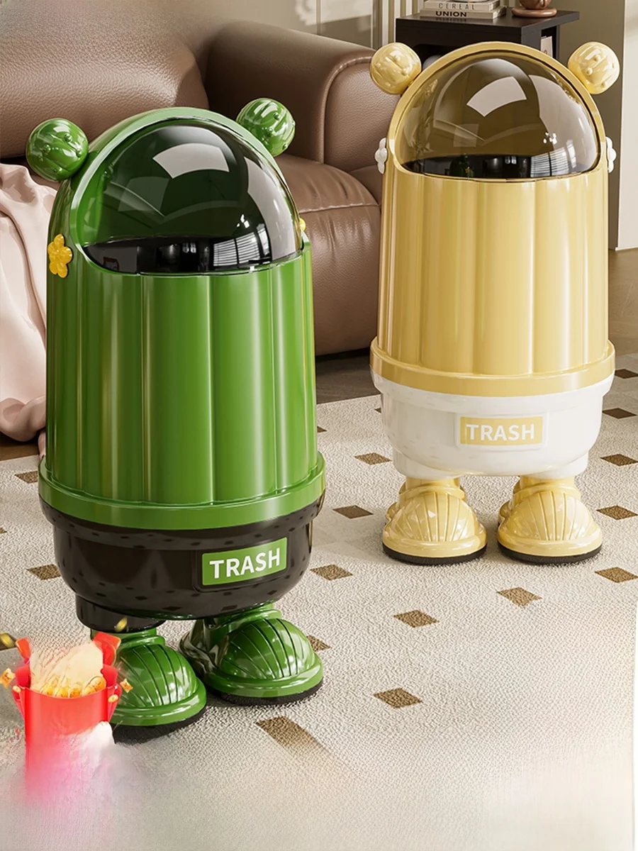 

Large Capaci Cute Tra Can for Home Use with Lid Kitchen Batoom Living Room Children's Bedroom Toilet Star Superior