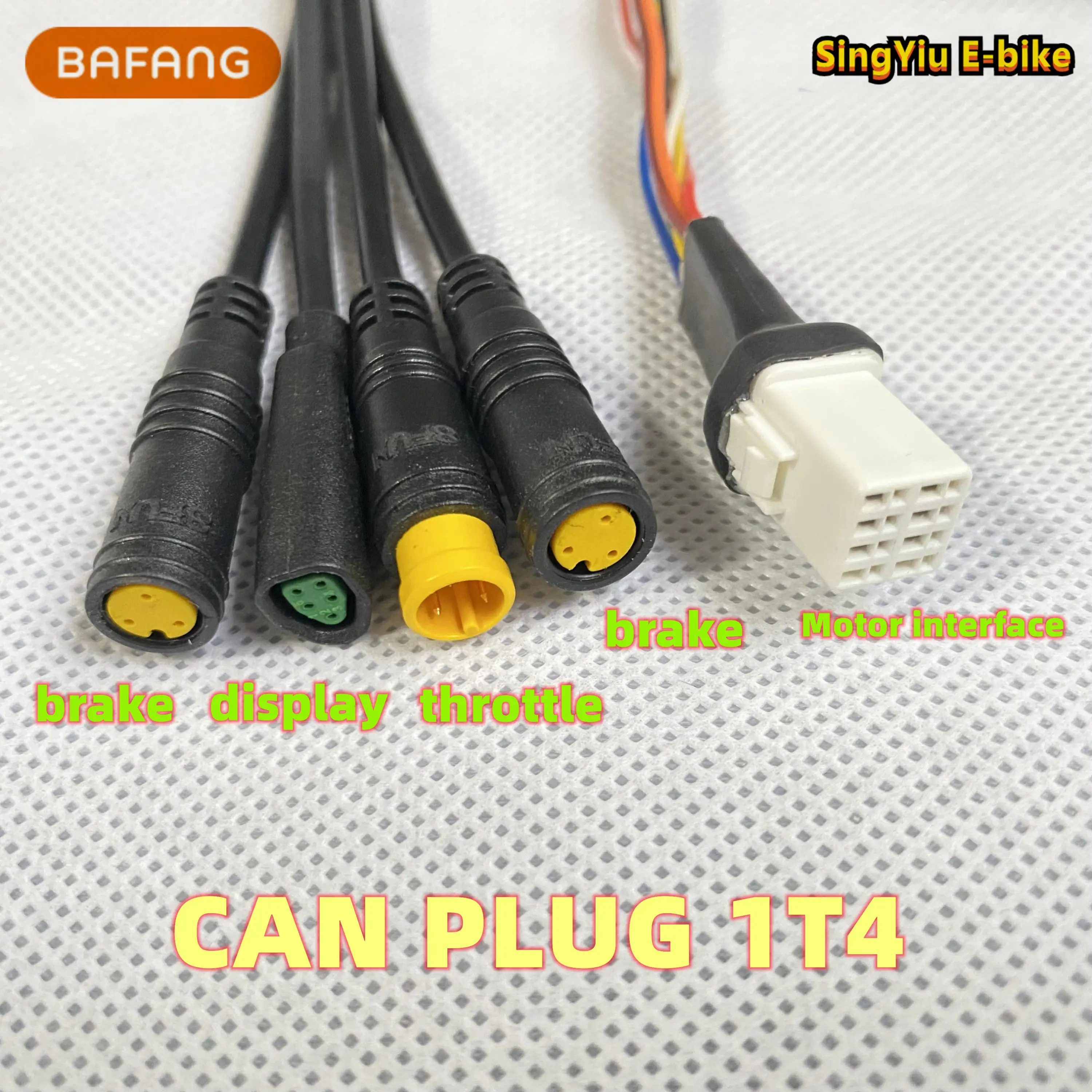 Bafang Mid Motor Verbindingslijn Hoofdkabel EB-BUS 1T4 Displaylijn G330 M400 M620 G510 BAFANG Motor Accessoires