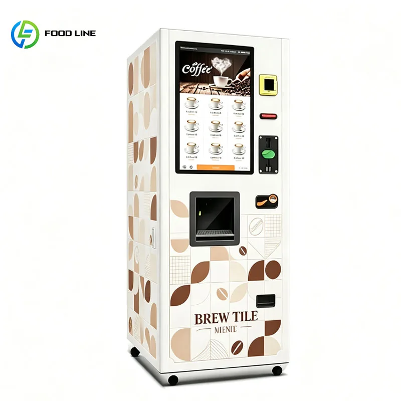 Commercial Coffee Vending Machine Fresh Ground Self Service Touch Screen Office Hotel Coffee Solution Customized