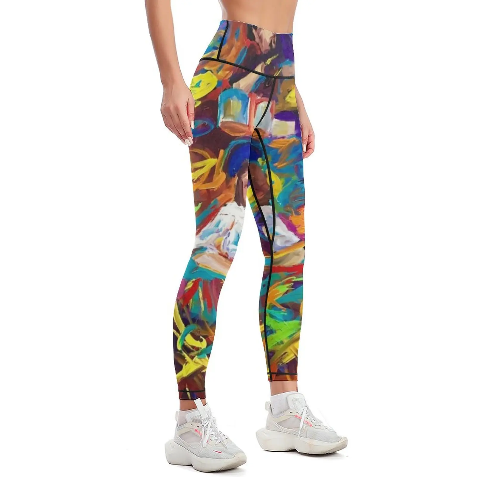 abstrack band rock Leggings sport legging Legging sexy woman Legging sport Women's high waist Womens Leggings