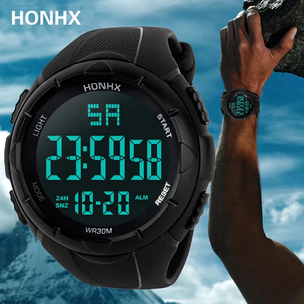 Waterproof Swimming Top Brand Women/men Sports Watches 2023 New Dual Display Analog Digital LED Electronic Watch 50M