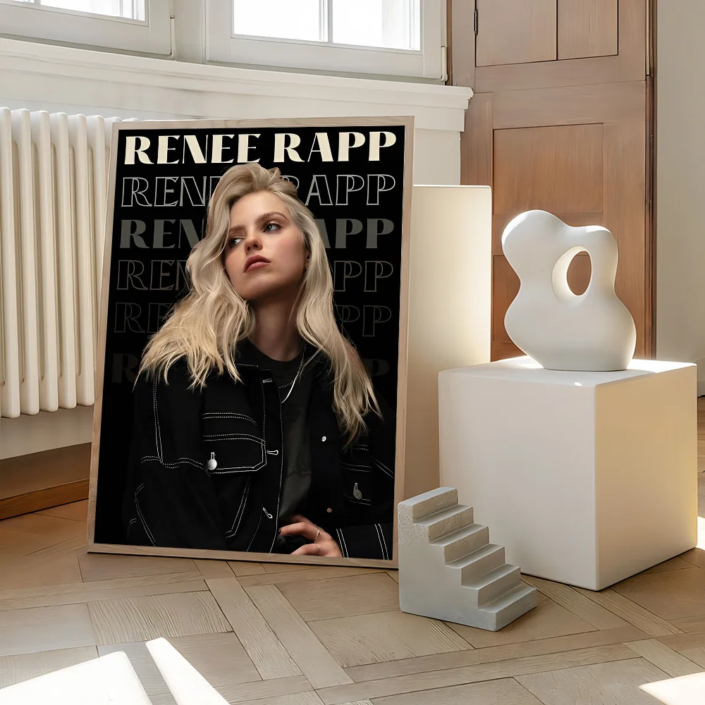 مغني البوب الممثل رينيه راب ورق أبيض ملصق ذاتي اللصق الفن ورق مقاوم للماء ملصق مقهى بار ديكور جدران الغرفة