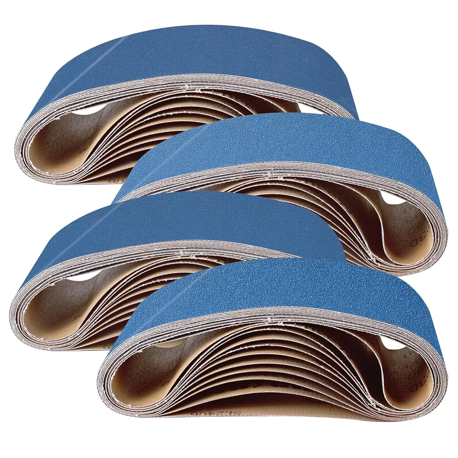 8 Pcs Sanding Belts 100 X 560 mm, Grits 40/60/80/120 Zirconium Corundum Sander Belt for Sander
