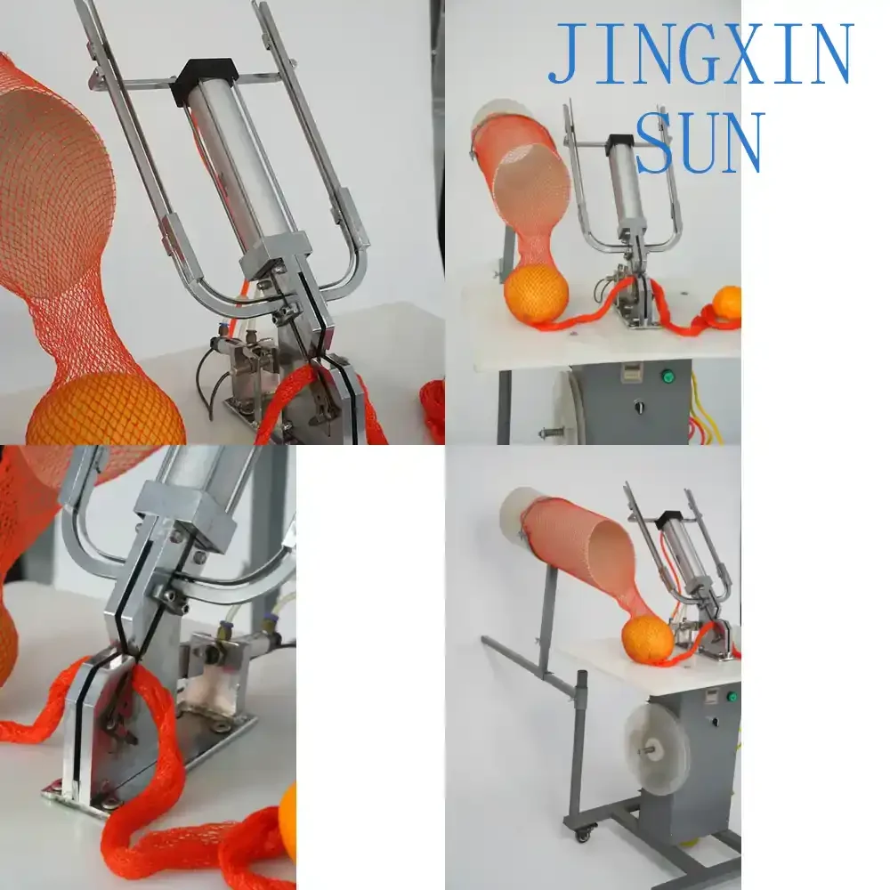 Dual Pneumatic Sealing Machine for Potato Vegetable Food Packaging Plastic Bag Paper Bag Cans Clipper Sealer Vacuum Sealer