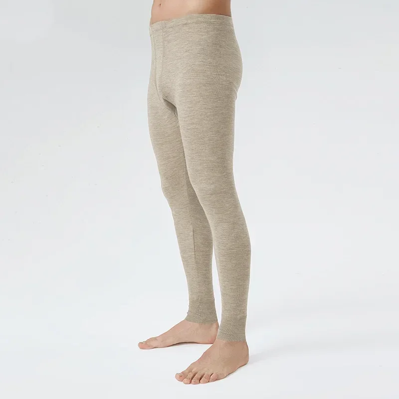 

Men's 100% Merino Wool Long Johns Thermal Underwear Pants 200GSM Base Layer Warm Bottoms for Cold Weather Comfort