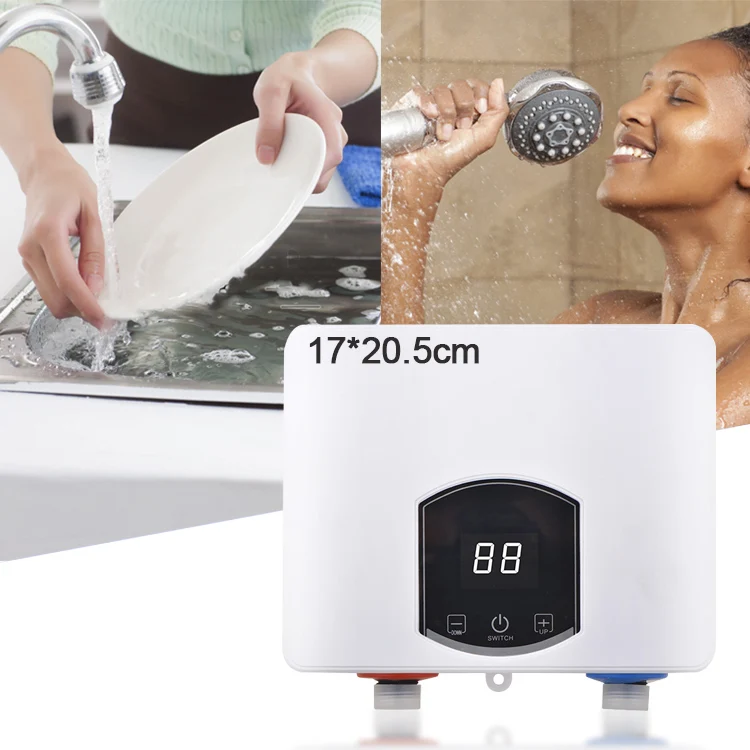 

New Product Explosion Portable Rechargeable Shower Electric Water Heater Low Watt