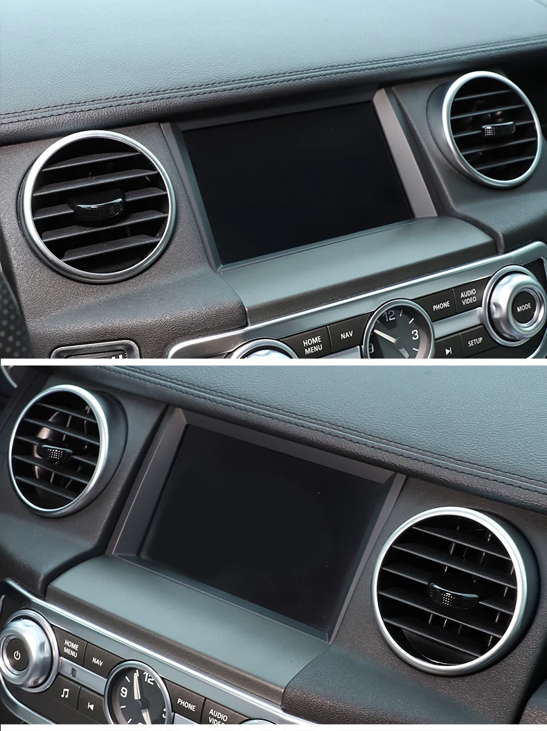 For Land Rover Discovery 3/Discovery 4 2004-2016 Car Dashboard Air-conditioning Air Outlet Adjustment Rod Decorative Cover Trim